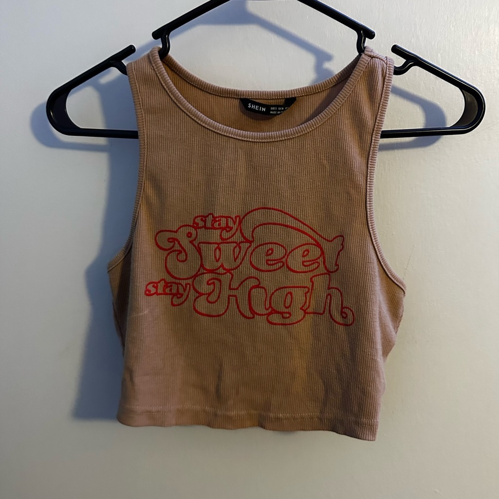 Sweet high tank cropped